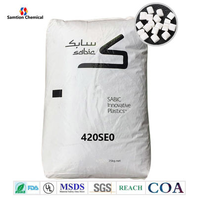 Kualitas  Injection Moldable S-Plastic Valox Plastic PBT 420SE0 Resin 30% GF Flame Retardant pabrik