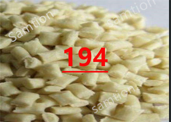 S-Plastic  194 Nonhalogenated. 8.5 MFR. High Impact. Seksi dinding tebal. Opaque saja.