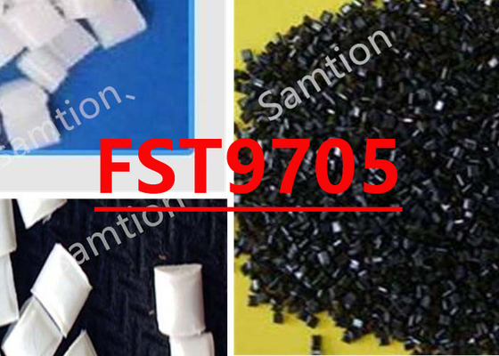 S-Plastic Lexan FST9705 resin adalah High Visocisty PC Copolymer, OSU 55/55 Compliant, Low Smoke, Flame Retardant Resin