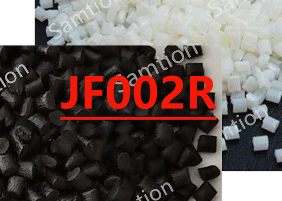 S-Plastic Thermocomp JF002R adalah senyawa berbasis resin Polysulfone yang mengandung Serat Kaca, Manik Kaca.