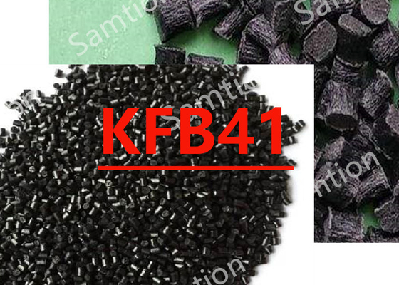 S-Plastic Thermocomp KFB41 adalah senyawa berbasis resin Acetal Copolymer yang mengandung Serat Kaca, Manik Kaca.