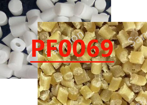 S-Plastic Thermocomp PF0069 adalah senyawa berbasis resin PA 6 yang mengandung Serat Kaca, Flame Retardant.