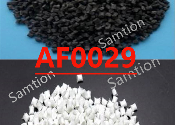 S-Plastic Thermocomp AF0029 resin dasar ABS yang mengandung Serat Kaca. Karakteristik dari kelas ini adalah Flame Retardancy.