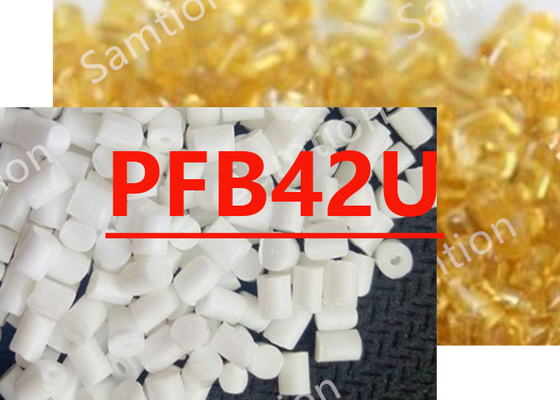 S-Plastic Thermocomp PFB42U adalah senyawa yang didasarkan pada resin Nylon 6 yang mengandung Serat Kaca dan Manik-manik Kaca Fitur tambahan