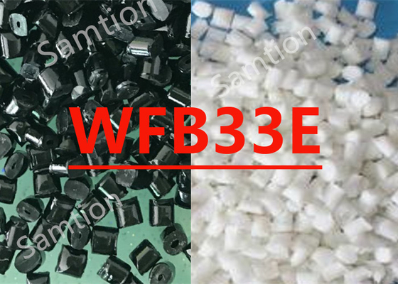 S-Plastic Thermocomp WFB33E senyawa resin berdasarkan resin Polybutylene Terephalate yang mengandung Serat Kaca dan Manik Kaca.