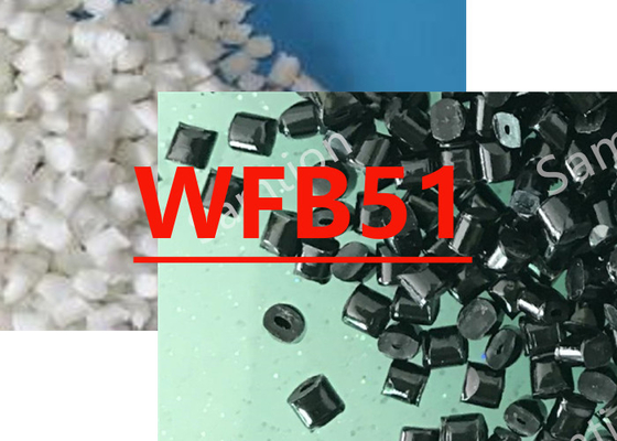 S-Plastic Thermocomp WFB51 senyawa resin berdasarkan polybutylene terephalate resin yang mengandung Glass Bead, Glass Fiber.