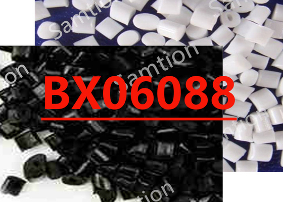 S-Plastic Thermocomp BX06088 senyawa berdasarkan Styrene Acrylonitrile Blend resin yang mengandung Serat Karbon.