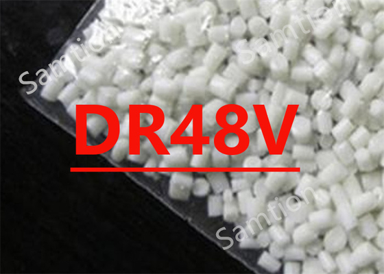 S-Plastic Valox DR48V resin adalah 17% Glass diperkuat Flame Retardant Injection Moulding PBT Resin Aplikasi Lamp Sock