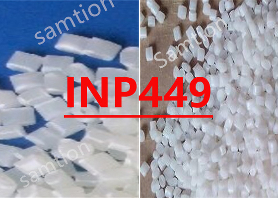 S-Plastic Cycolac INP449 adalah resin T-SAN (Teflon (PTFE) -Styrene-Ancrylonitrile) untuk digunakan sebagai agen anti tetesan FR