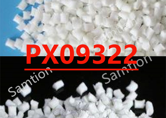 S-Plastic Verton PX09322 Senyawa termal konduktif berwarna putih yang diisi dengan senyawa PA6 FR, dengan permukaan tembus dan dalam permukaan