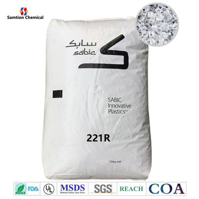 S-Plastic Polycarbonate Plastic Resin  221R 17.5 MFR Untuk Bagian Ringan yang Kompleks