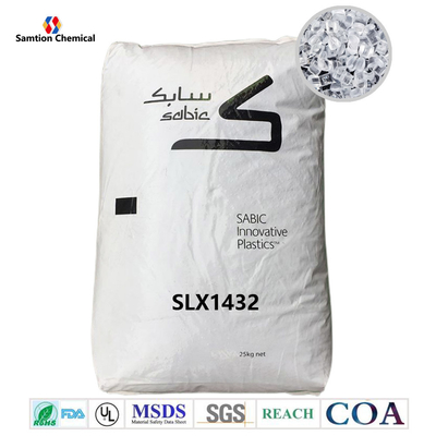 S-Plastic Lexan SLX1432 Kopolymer PC Viskositas Menengah Dengan Stabilisasi UV Ditingkatkan Dan Agen Pelepasan Ditambahkan