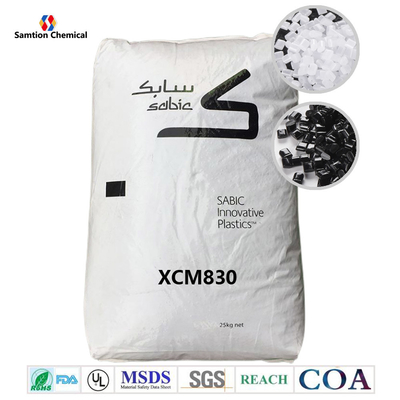 S-Plastic Cycoloy XCM830 PC ABS resin pelet material dengan kekakuan tinggi dan kinerja dampak