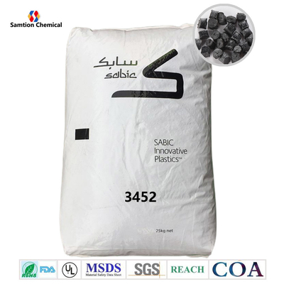 UL94 S-Plastic Ultem 3452 Pellet Resin Daur Ulang 45% Serat Kaca Dan Mineral Diisi