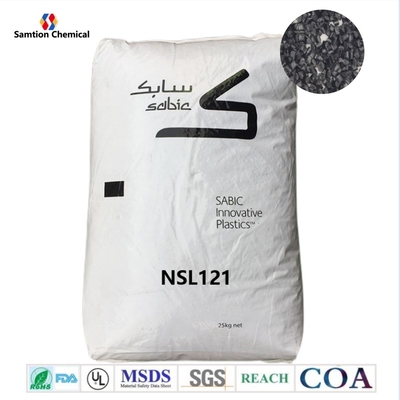 Serat baja tahan karat S-Plastic LNP Faradex NSL121 PTFE Pellets resin perawan Konduktif listrik